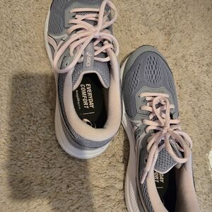 ASICS Women's Athletic Shoes in Gray and Pink